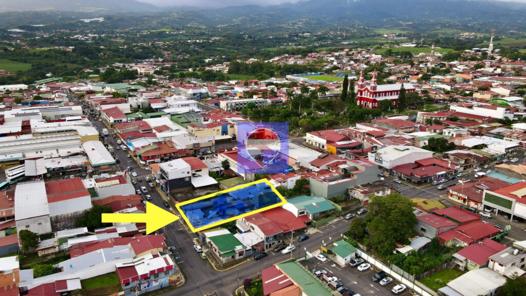 Prime Commercial Land for Sale Downtown Grecia | 50m from Municipal Market